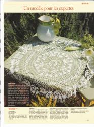 8560 mod�le �l�na 14 napperon pour experte crochet d'art