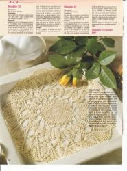 8561 mod�le �l�na 14 - napperon crochet d'art
