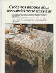 6340 mod�le phildar 4 nappe rectangulaire crochet d'art