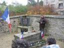 C&eacute;r&eacute;monie du 11 novembre &agrave; Sommelans dans l'Aisne