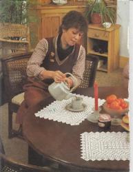 6405 mod�le phildar 5 crochet d'art set de table