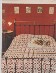 6428 mod�le phildar 6 crochet d'art dessus de lit motif � assembler