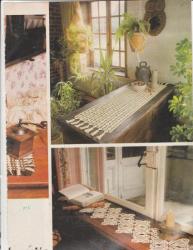 6441 mod�le phildar 6 crochet d'art chemin de table motif � assembler