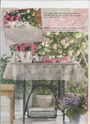 8250 mod�le diana 14 crochet d'art nappe carr�