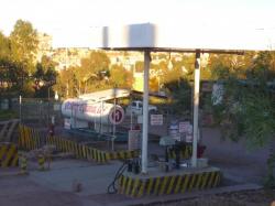 Gaz - station service au gaz a  Zacatecas, Mexique