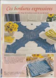 8261 mod�le diana 14 crochet d'art chemin de table motif original