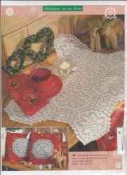 8447 mod�le diana 14 crochet d'art chemin de table motif � assembler