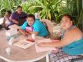 Formation en secr�tariat de Jessie et de Moevai du LP FAAA