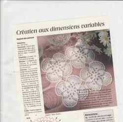 9492 mod�le diana 89 crochet d'art motif � assembler