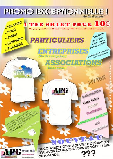 promo tee shirt 10 euros