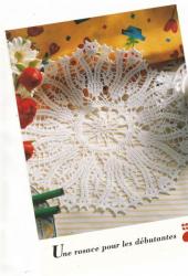 9132 mod�le sabrina 61 crochet d'art napperon graphique