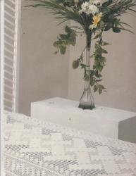 6490 mod�le phildar 8 crochet d'art nappe rectangulaire graphique