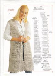 8509 mod�le crochet d'art 279 veste