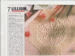 8513 mod�le crochet d'art 279 napperon graphique