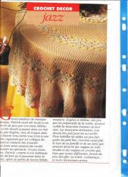8522 mod�le crochet d'art 281 nappe ronde