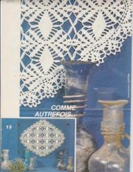 6016 mod�le phildar 131 crochet d'art exago motif � assembler