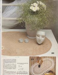 6017 mod�le phildar 131 crochet d'art ovale