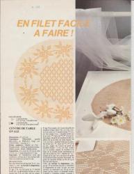 6020 mod�le phildar 131 crochet d'art ovale filet