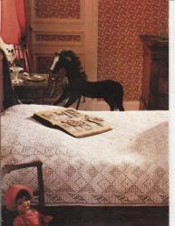 6087 mod�le phildar 192 crochet d'art dessus de lit