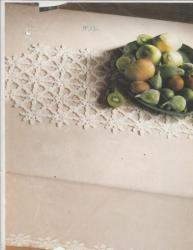6099 mod�le phildar 192 crochet d'art chemin de table motif � assembler