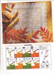9035 mod�le 1000 mailles 231 crochet d'art carr� motif � assembler