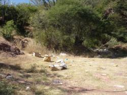 Hasta  Oaxaca - basuras sobre la carretera