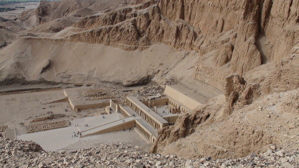 Temple de Deir El-Bahari - Photo Pascal - Février 2009
