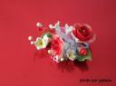 bouquet de fleurs petit mod�le rouge