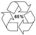 Contient des mat&eacute;riaux recycl&eacute;s