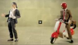 michael jackson vs mister bean, video parodie;moonwalk dance