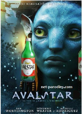 parodie fausse affiche film avatar avalstar