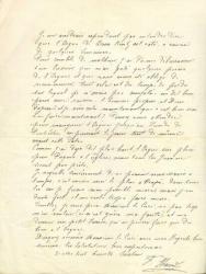 Correspondance de Staudt avec le cur&eacute; de Contz (extrait)