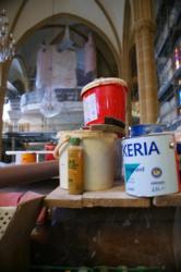 L'orgue prot&eacute;g&eacute; durant les travaux de peinture