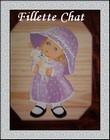fillette chat