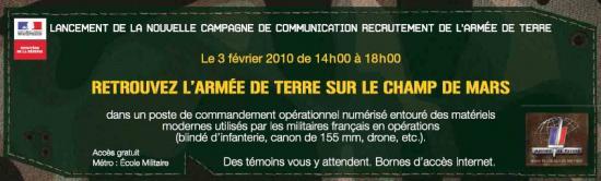 armée terre recrute