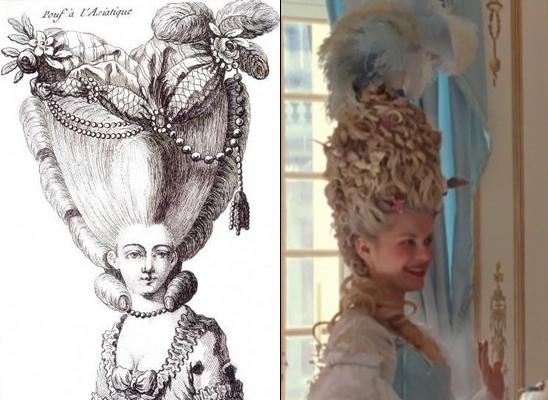 Marie,Antoinette, réputée pour son élégance, adopte à lépoque les vêtements et coiffures les plus extravagants quil soit. Sofia Coppola, tout en donnant