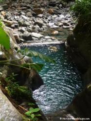 Le Bassin bleu vu d'en haut