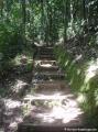 Saut des trois cornes, trace, chemin retour