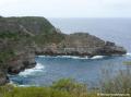 Pointe de la Grande Vigie, rocher à tête d'iguane