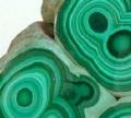 Malachite en tranche