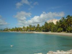 Hotel et plage, le Gosier, pointe de la Verdure
