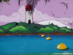 Peinture murale, Ilet du Gosier