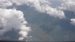 Cerca de Medellin - Vista desde el avion