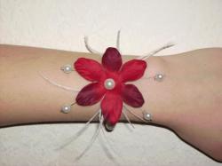 Bracelet Mariage Soir&eacute;e Rubis