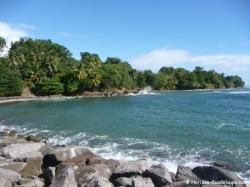 Port de p&ecirc;che de Bananier, vue sur la mer