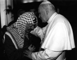 JEAN PAUL 2 et Yasser Arafat