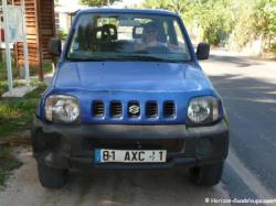 Notre 4x4 à la Désirade