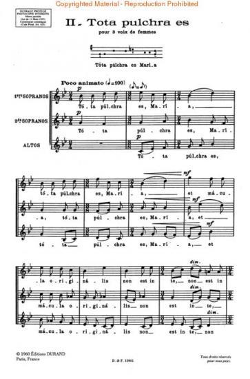 Tota Pulchra Es, Maria