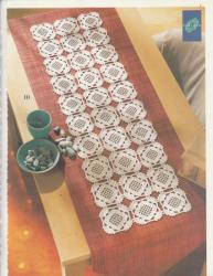 6315 chemin de table motif � assemblercrochet d'art