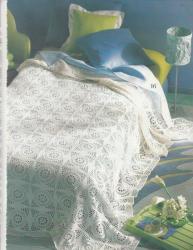 6321 dessus de lit motif � assembler crochet d'art